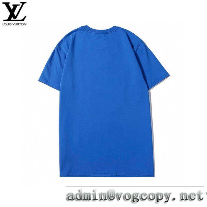 2色可選 ルイ ヴィトン 普段見ないデザインばかり LOUIS VUITTON 半袖Tシャツ 非常にシンプルなデザインな