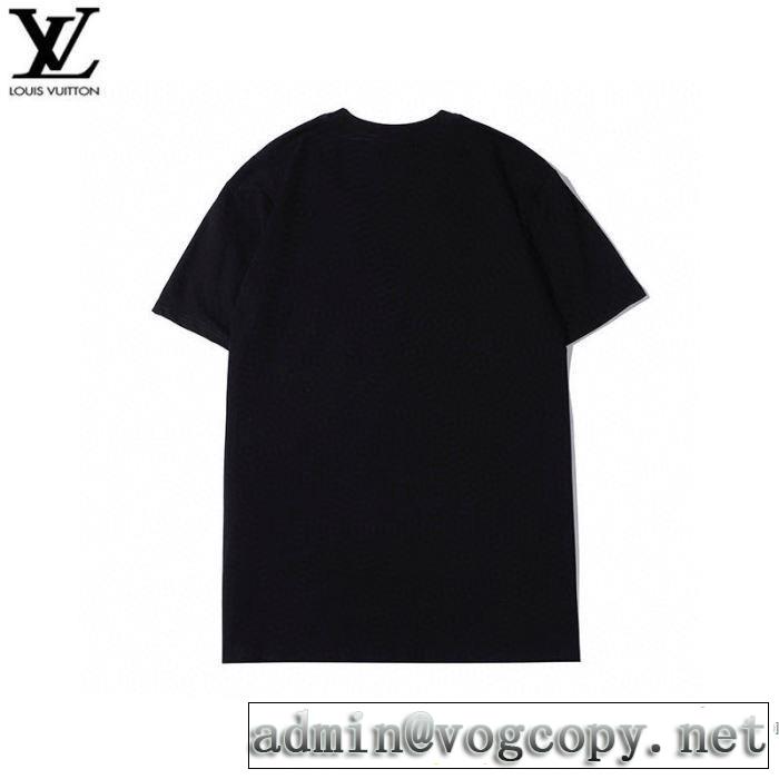 海外でも人気なブランド 2色可選 半袖Tシャツ 幅広いアイテムを展開 ルイ ヴィトン LOUIS VUITTON