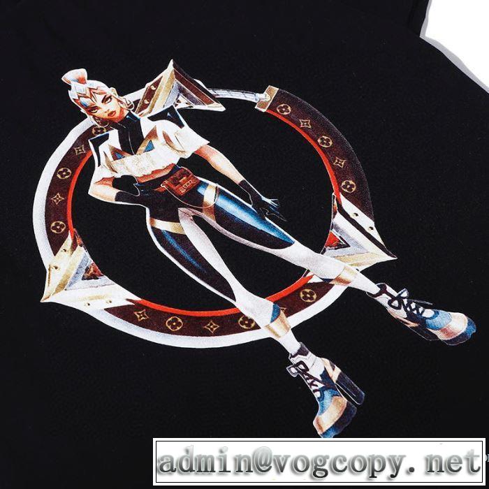 海外でも人気なブランド 2色可選 半袖Tシャツ 幅広いアイテムを展開 ルイ ヴィトン LOUIS VUITTON