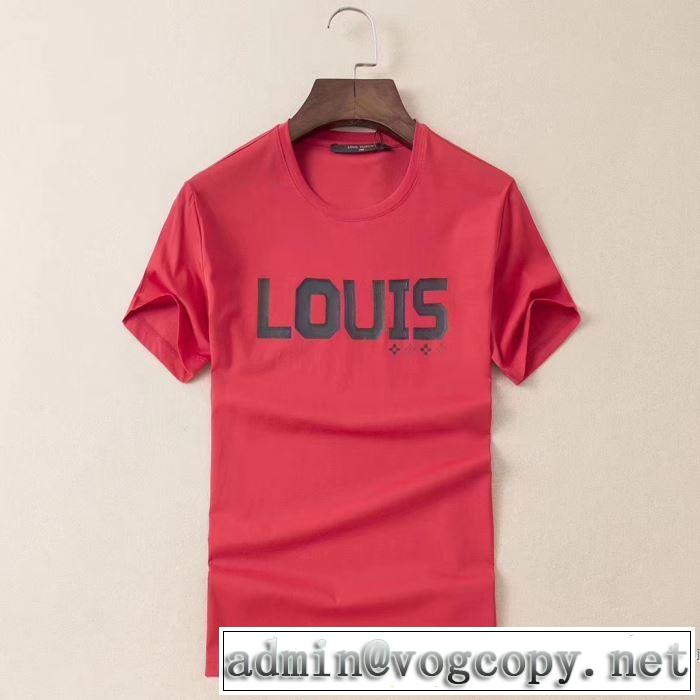 3色可選 普段のファッション ルイ ヴィトン LOUIS VUITTON 大人気のブランドの新作 半袖Tシャツ 最もオススメ