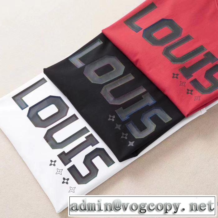3色可選 普段のファッション ルイ ヴィトン LOUIS VUITTON 大人気のブランドの新作 半袖Tシャツ 最もオススメ