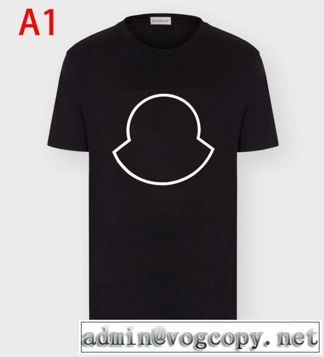 人気ランキング最高MONCLER Geniusプリント ｔシャツ モンクレール コピー メンズ 着こなしコットンウェア コーディネート 黒