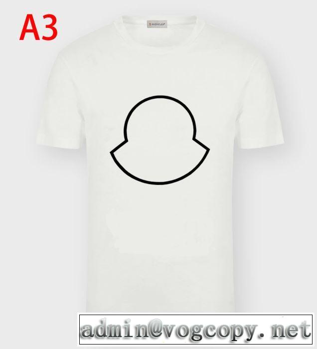 人気ランキング最高MONCLER Geniusプリント ｔシャツ モンクレール コピー メンズ 着こなしコットンウェア コーディネート 黒