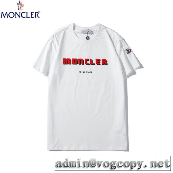 希少入手困難MONCLERモンクレール アーケード Tシャツ 使いやすい 2020年の新作アイテム 品質保証 ブラック ホワイト