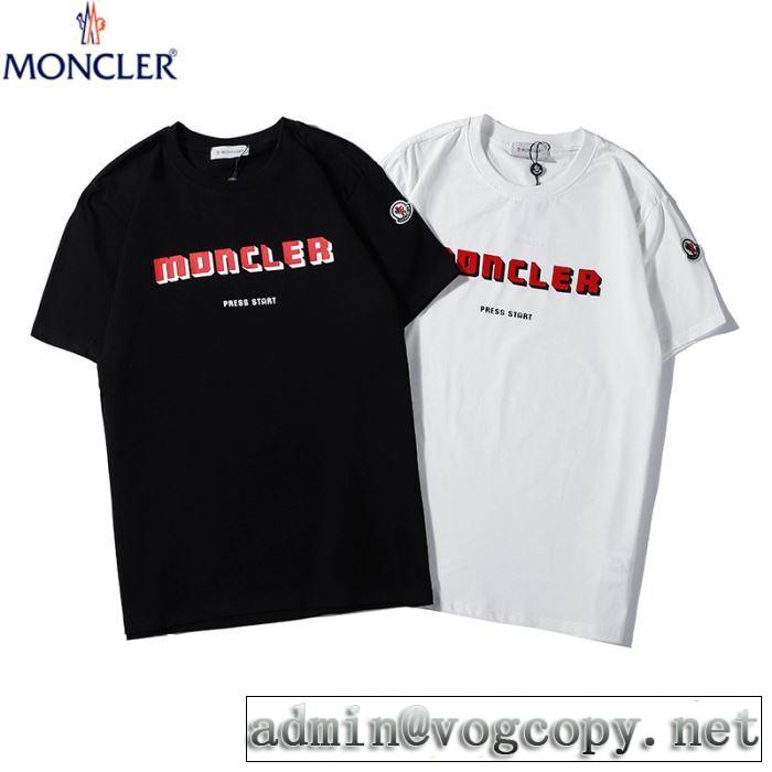 希少入手困難MONCLERモンクレール アーケード Tシャツ 使いやすい 2020年の新作アイテム 品質保証 ブラック ホワイト