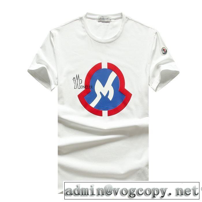 普段見ないデザインばかり モンクレール 3色可選 MONCLER 大人気柄 半袖Tシャツ価格帯が低い