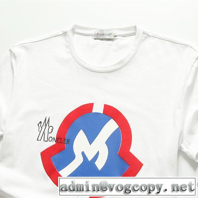 普段見ないデザインばかり モンクレール 3色可選 MONCLER 大人気柄 半袖Tシャツ価格帯が低い