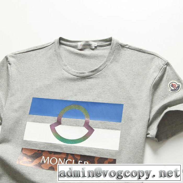 幅広いアイテムを展開 多色可選 半袖Tシャツ 非常にシンプルなデザインな モンクレール MONCLER