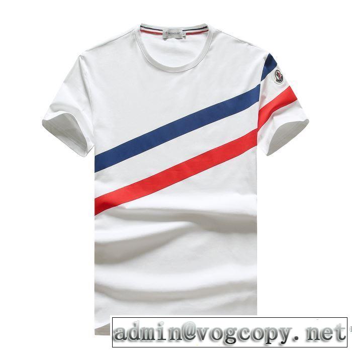 2色可選 モンクレール 高級感のある素材 MONCLER 海外でも人気なブランド 半袖Tシャツ
