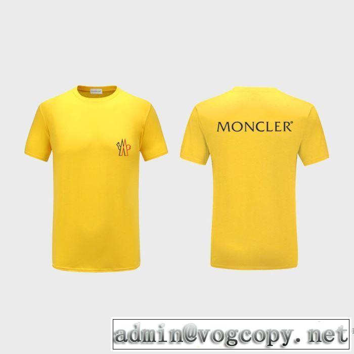 取り入れやすい 半袖Tシャツ 多色可選 大人気のブランドの新作 モンクレール MONCLER 確定となる上品