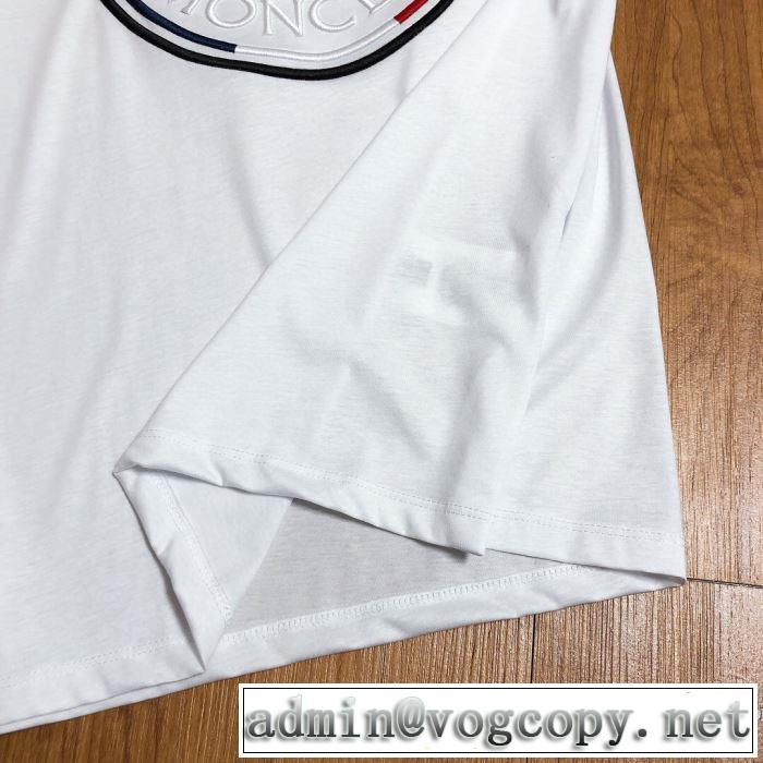 通勤通学どちらでも使え 半袖Tシャツ2色可選  素敵なアイテム モンクレール限定アイテムが登場  MONCLER