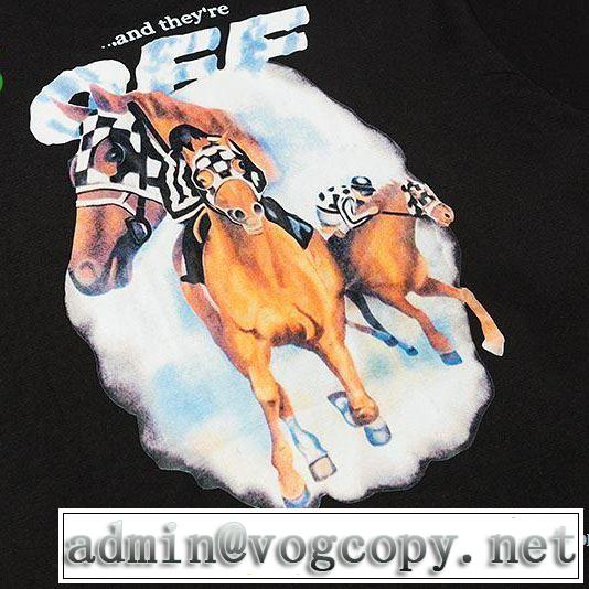 オススメのアイテムを見逃すな 2色可選 半袖Tシャツ おしゃれ刷新に役立つ Off-White オフホワイト