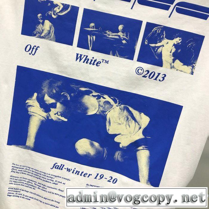 20SSトレンド Off-White 2色可選 オフホワイト 手頃価格でカブり知らず 半袖Tシャツ
