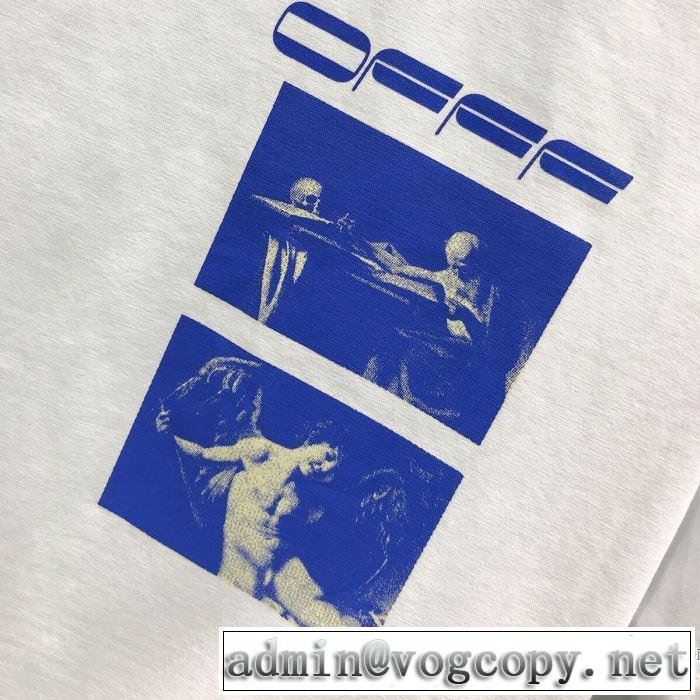 20SSトレンド Off-White 2色可選 オフホワイト 手頃価格でカブり知らず 半袖Tシャツ