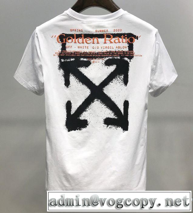 2色可選 通勤通学どちらでも使え 半袖Tシャツ 価格も嬉しいアイテム Off-White オフホワイト