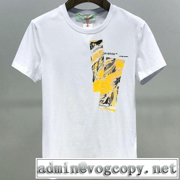 限定アイテムが登場 2色可選 Off-White オフホワイト 限定色がお目見え 半袖Tシャツ