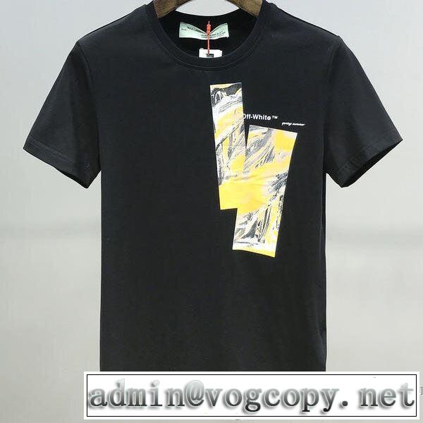 限定アイテムが登場 2色可選 Off-White オフホワイト 限定色がお目見え 半袖Tシャツ