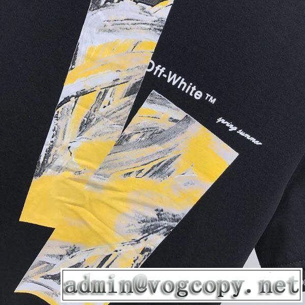 限定アイテムが登場 2色可選 Off-White オフホワイト 限定色がお目見え 半袖Tシャツ