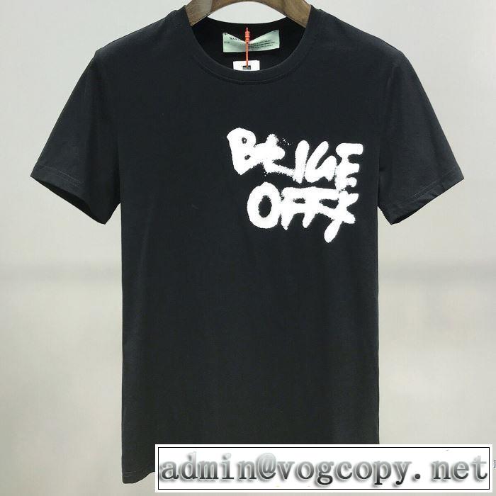 半袖Tシャツ 2色可選 新作が見逃せない Off-White 人気ランキング最高 オフホワイト 一目惚れ級に