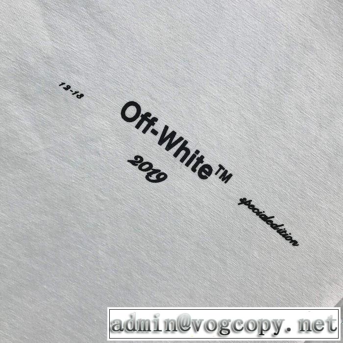 2色可選 着こなしを楽しむ 半袖Tシャツ 有名ブランドです Off-White 限定品が登場 オフホワイト