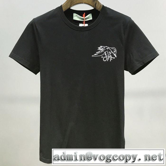 質の高い新品 Off-White 2色可選 オフホワイト 2020年春夏コレクション 半袖Tシャツ 注目されている