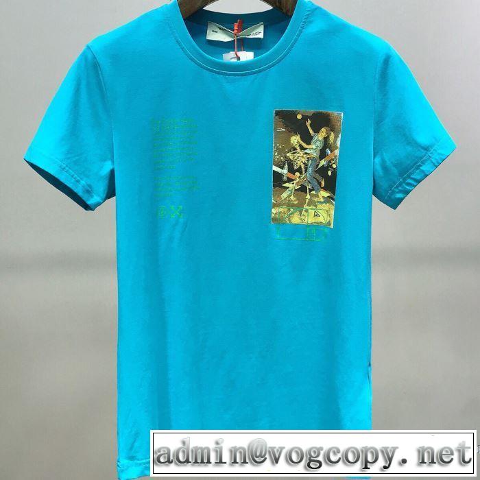 Off-White 多色可選 注目度が上昇中 オフホワイト 最先端のスタイル 半袖Tシャツ 2020SS人気