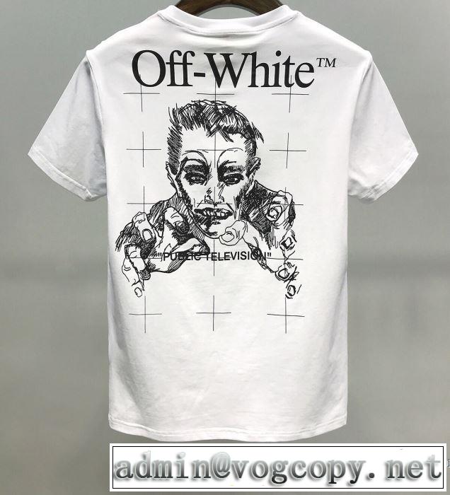 今回注目する Off-White 2色可選 オフホワイト 2年以上連続１位獲得 半袖TシャツVIP価格SALE