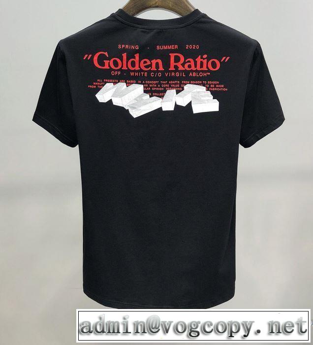 2色可選  2020モデル 半袖Tシャツ スタイルアップ Off-White オフホワイト ストリート感あふれ