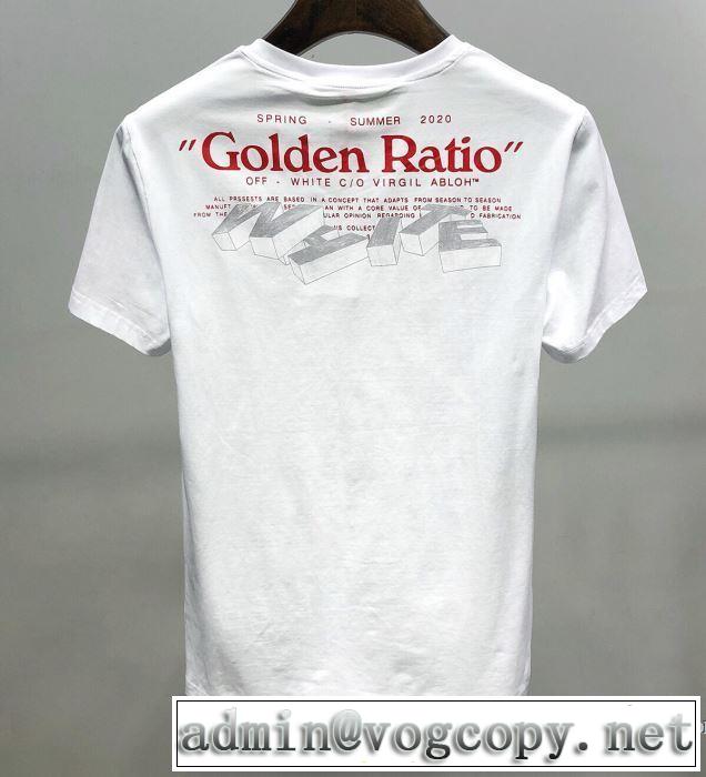 2色可選  2020モデル 半袖Tシャツ スタイルアップ Off-White オフホワイト ストリート感あふれ