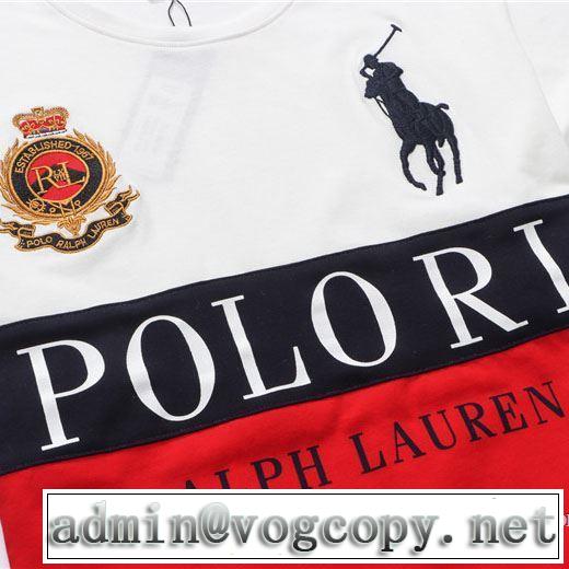 3色可選 どのアイテムも手頃な価格で 半袖Tシャツ デザインお洒落 ポロ ラルフローレン Polo Ralph Lauren