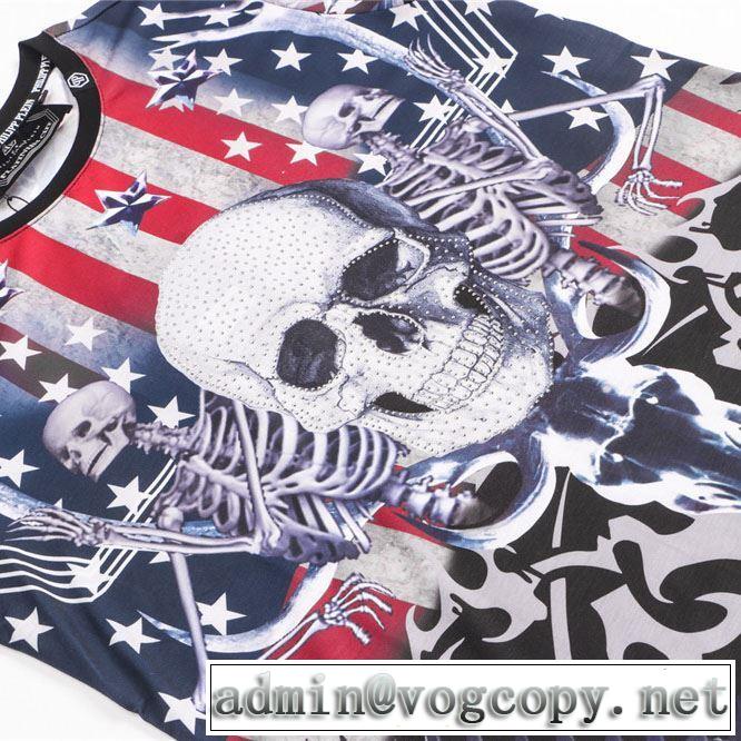 20SS☆送料込 フィリッププレイン 老舗ブランド PHILIPP PLEIN 半袖Tシャツ 破格値