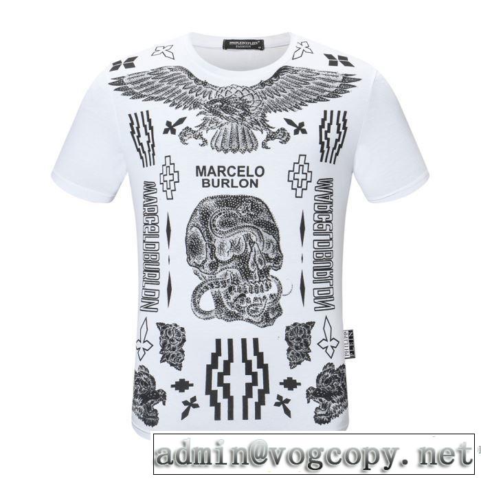 2020話題の商品 多色可選 フィリッププレイン PHILIPP PLEIN 飽きもこないデザイン 半袖Tシャツ人気は今季も健在