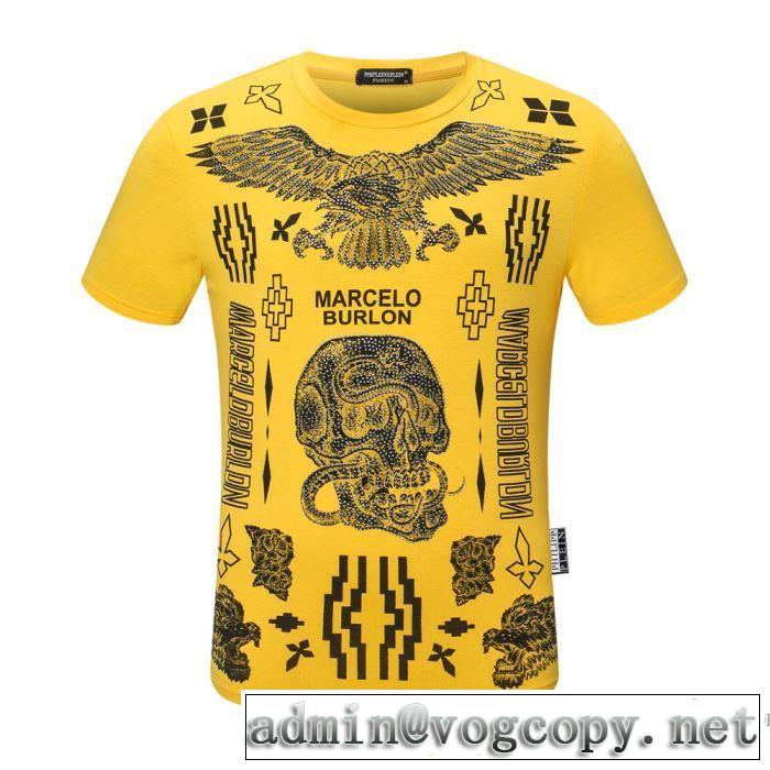 2020話題の商品 多色可選 フィリッププレイン PHILIPP PLEIN 飽きもこないデザイン 半袖Tシャツ人気は今季も健在