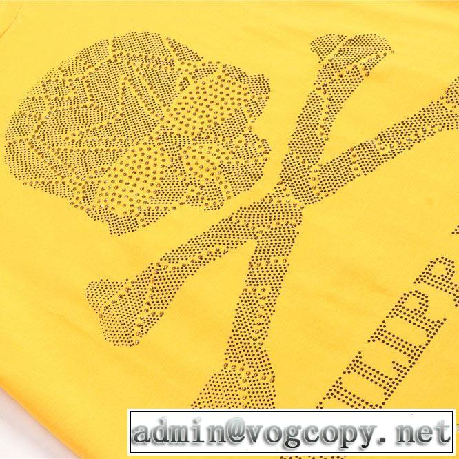 3色可選 注目を集めてる フィリッププレイン PHILIPP PLEIN 海外限定ライン 半袖Tシャツ十分上品