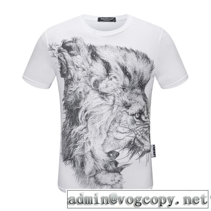 フィリッププレイン使いやすい新品 多色可選  PHILIPP PLEIN 是非ともオススメしたい 半袖Tシャツ