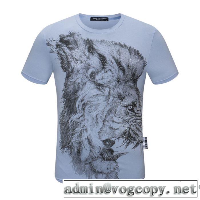 フィリッププレイン使いやすい新品 多色可選  PHILIPP PLEIN 是非ともオススメしたい 半袖Tシャツ