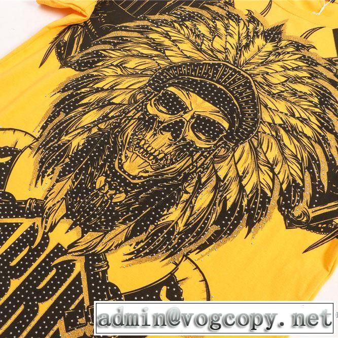 限定色がお目見え 多色可選 半袖Tシャツ 限定アイテムが登場 フィリッププレイン一目惚れ級に PHILIPP PLEIN