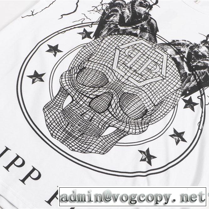 半袖Tシャツ この時期の一番人気は 3色可選 フィリッププレイン PHILIPP PLEIN シンプルなファッション