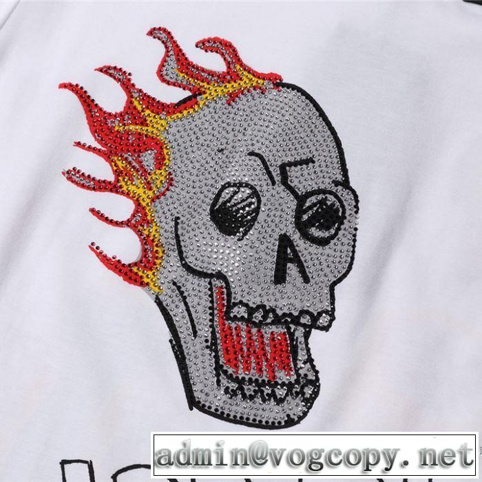 確定となる上品 2色可選 半袖Tシャツ 取り入れやすい フィリッププレイン PHILIPP PLEIN 最もオススメ