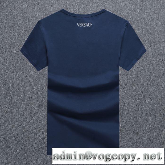 ヴェルサーチ3色可選 着こなしを楽しむ  VERSACE 注目度が上昇中 半袖Tシャツ2020年春夏コレクション