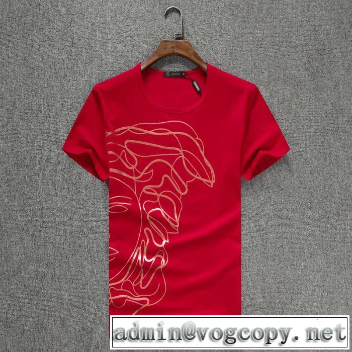 半袖Tシャツ 3色可選 人気の高いブランド ヴェルサーチ VERSACE 普段使いにも最適なアイテム