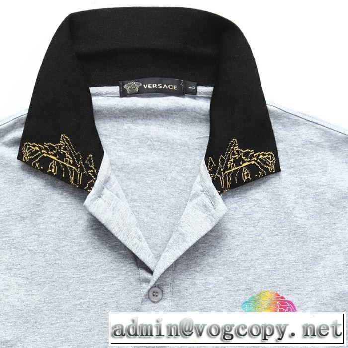 多色可選 確定となる上品 半袖Tシャツ 大人気のブランドの新作 ヴェルサーチ VERSACE 海外でも大人気