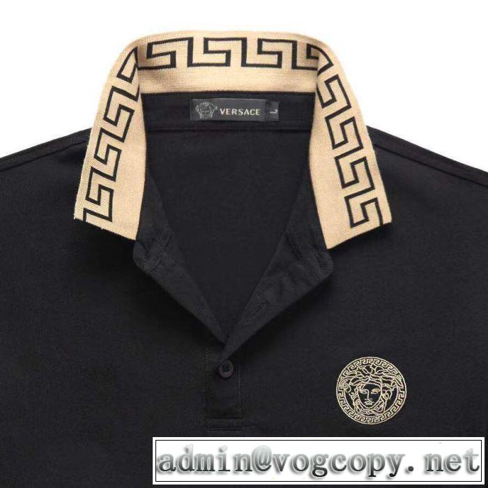ヴェルサーチ 多色可選 日本未入荷カラー VERSACE 注目を集めてる 半袖Tシャツ 20SSトレンド