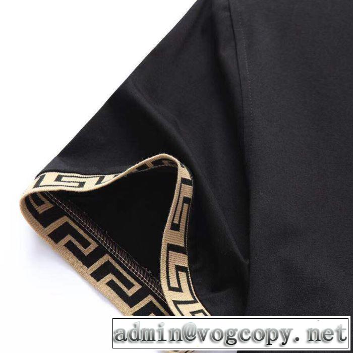 ヴェルサーチ 多色可選 日本未入荷カラー VERSACE 注目を集めてる 半袖Tシャツ 20SSトレンド