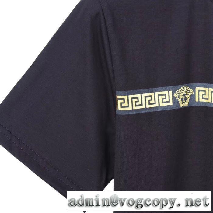 3色可選 着こなしを楽しむ ヴェルサーチ VERSACE 半袖Tシャツ 2020年春夏コレクション