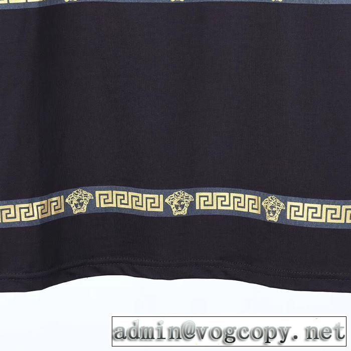 3色可選 着こなしを楽しむ ヴェルサーチ VERSACE 半袖Tシャツ 2020年春夏コレクション