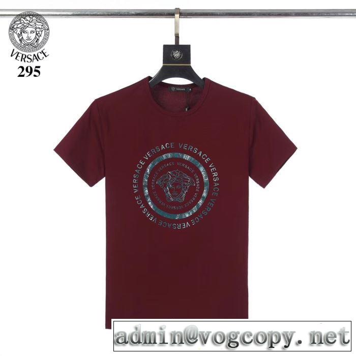 2020SS人気 3色可選 半袖Tシャツ 注目度が上昇中 ヴェルサーチ VERSACE 最先端のスタイル