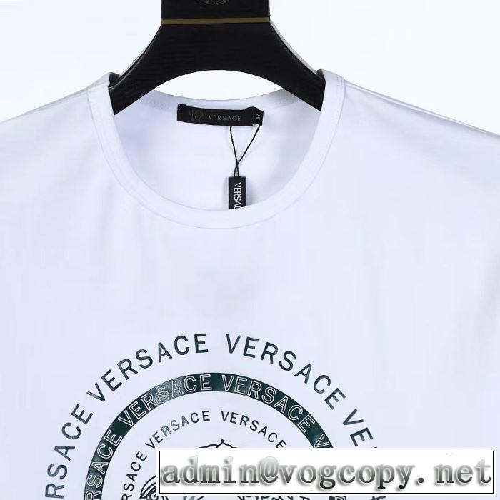 2020SS人気 3色可選 半袖Tシャツ 注目度が上昇中 ヴェルサーチ VERSACE 最先端のスタイル