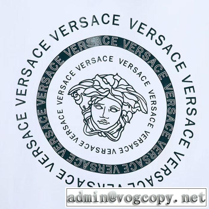 2020SS人気 3色可選 半袖Tシャツ 注目度が上昇中 ヴェルサーチ VERSACE 最先端のスタイル