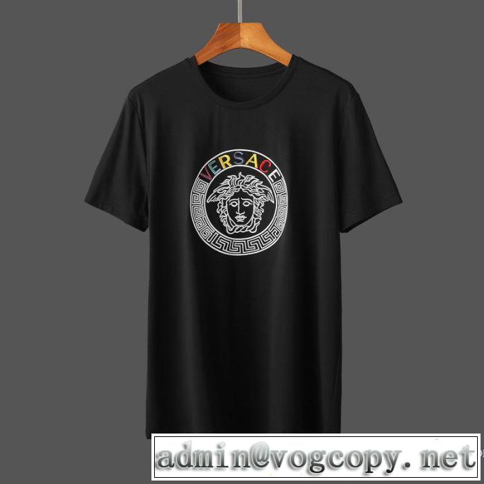 VERSACEメドゥーサ ロゴ ヴェルサーチ コピー Ｔシャツ セットアップ 2020定番人気ランキング上下着大人新作A82933-A224589